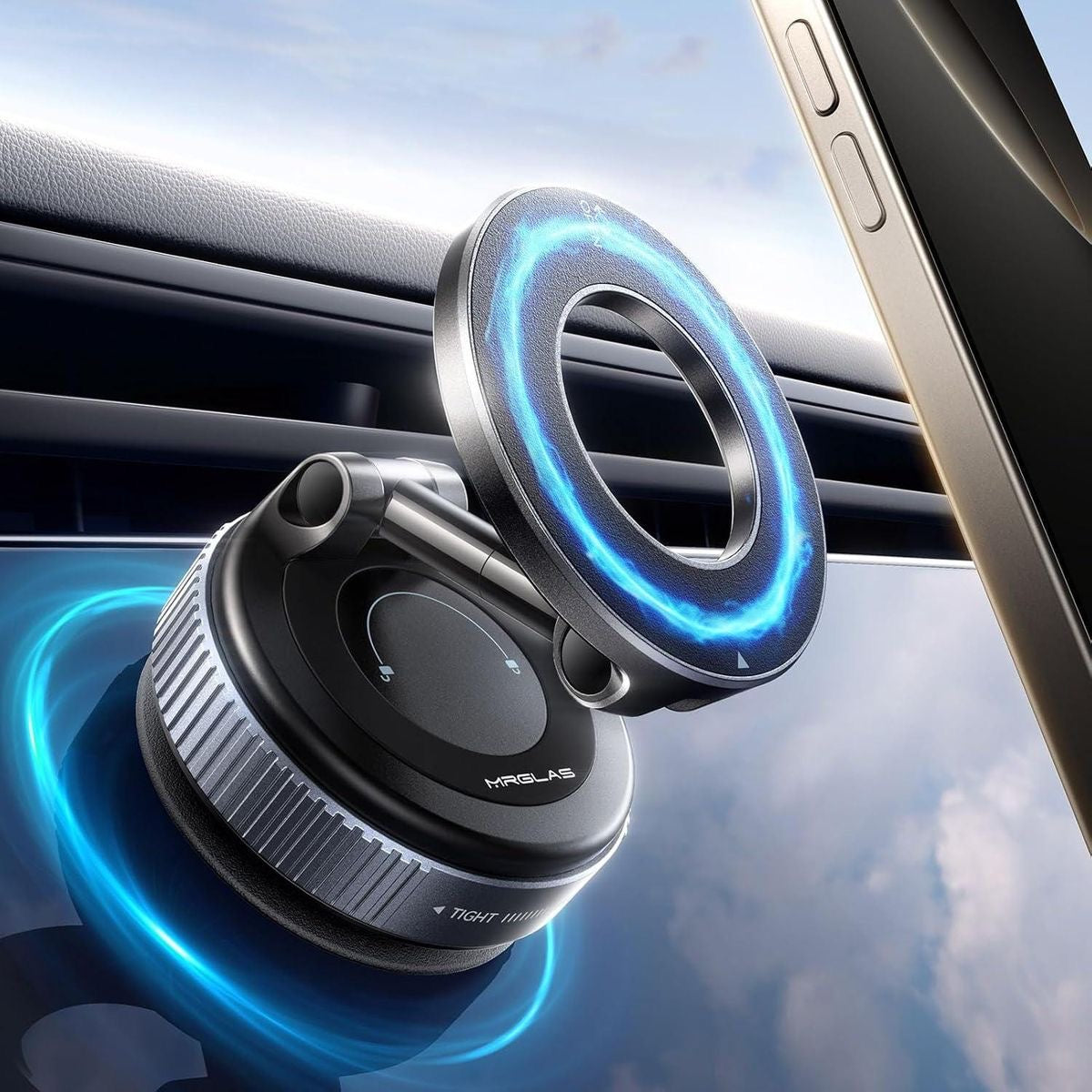 Magnetic mobile holder
